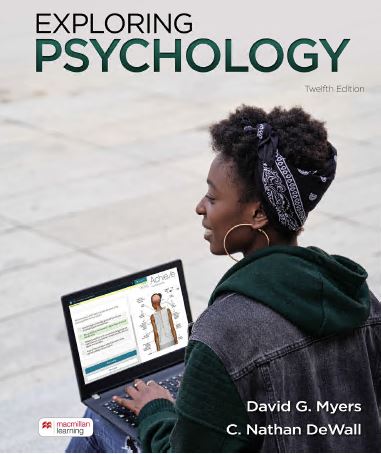 Exploring Psychology (12th Edition) BY Myers - Epub + Converted Pdf